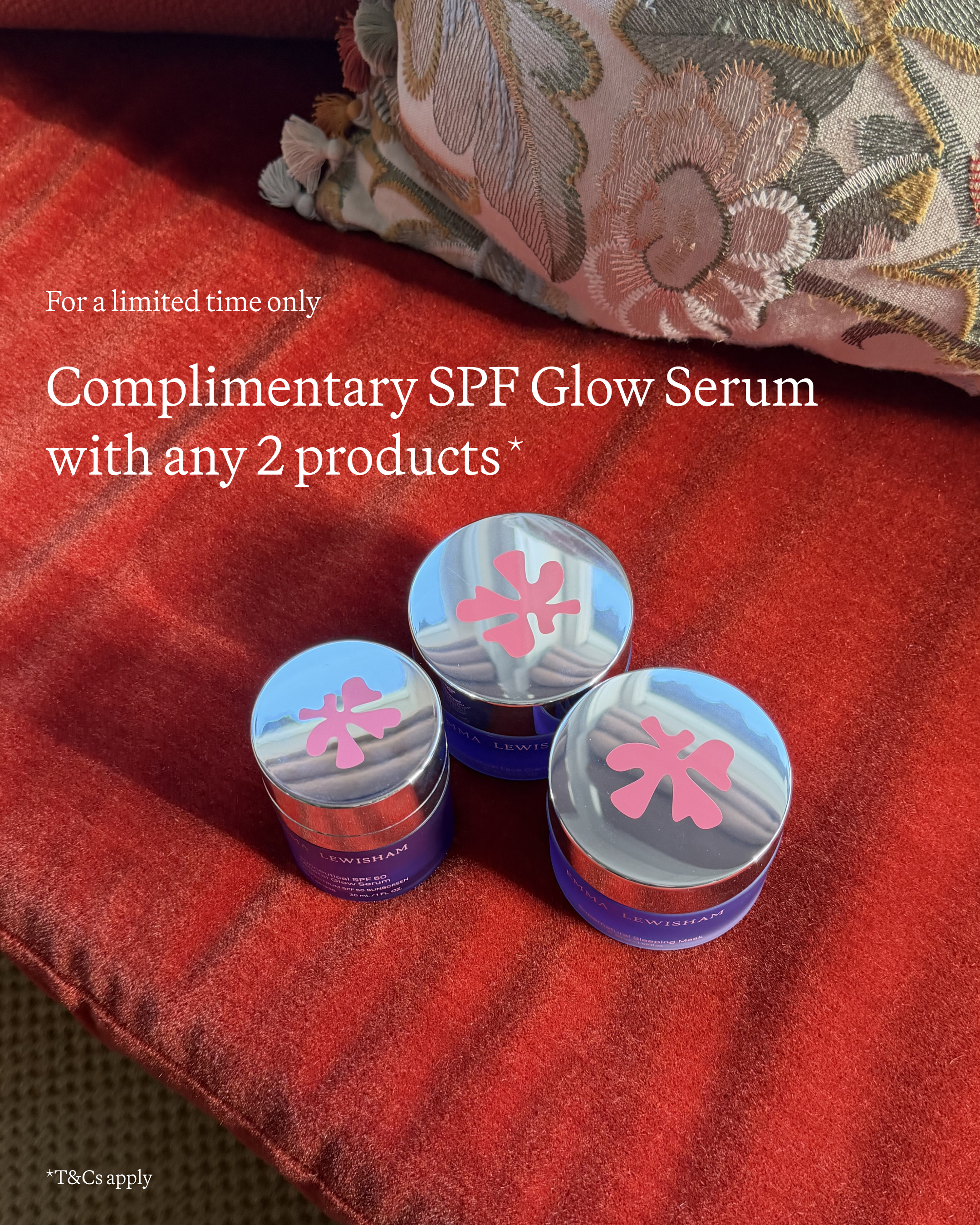 Your complimentary SPF Glow Serum awaits