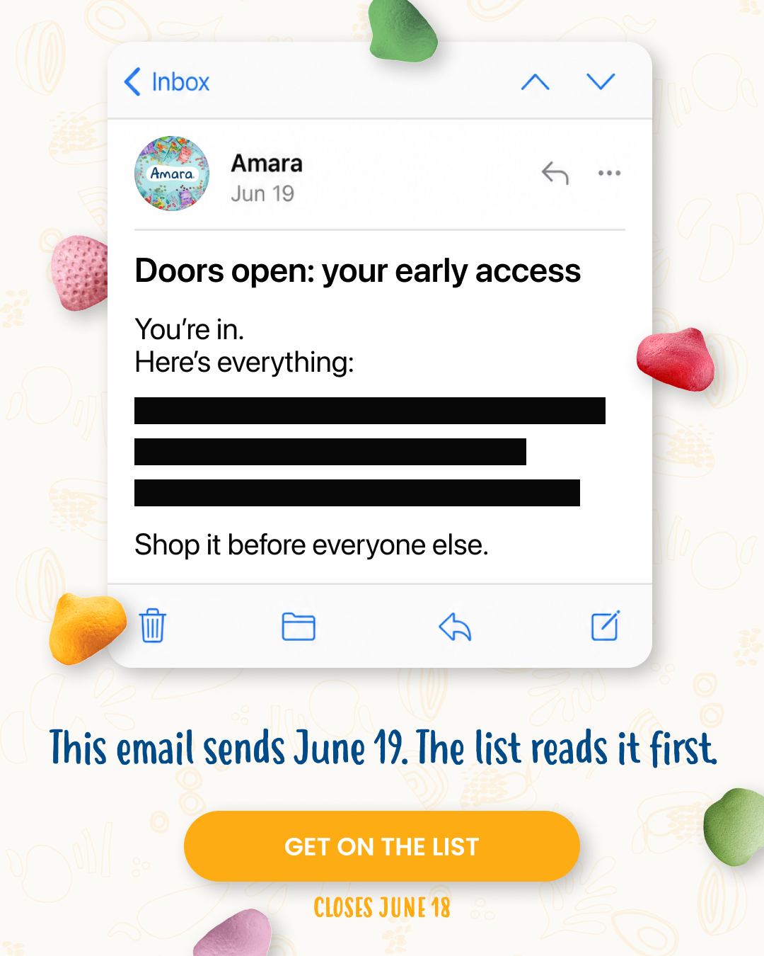 The June 19 email is written