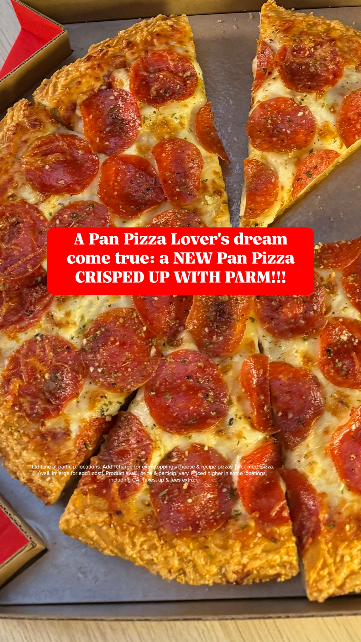 NEW! Crispy Parm Pan $10