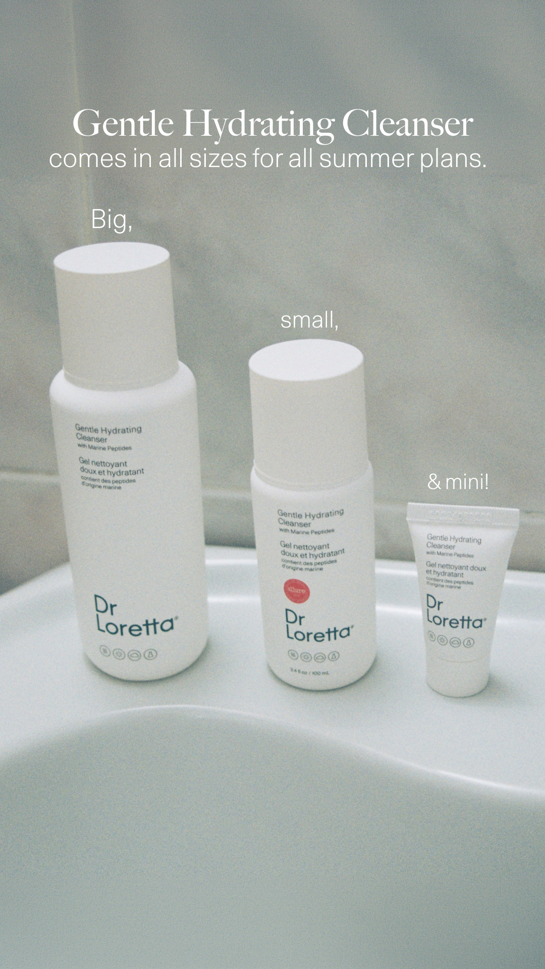 One Best-Selling Cleanser. Three Sizes.