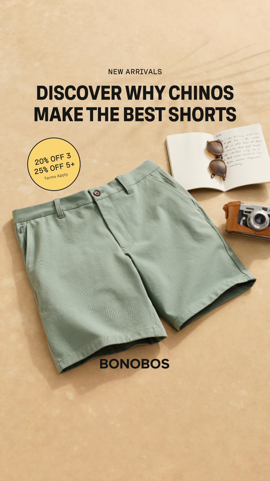 Better-Fitting Chino Shorts | Save Up to 25%
