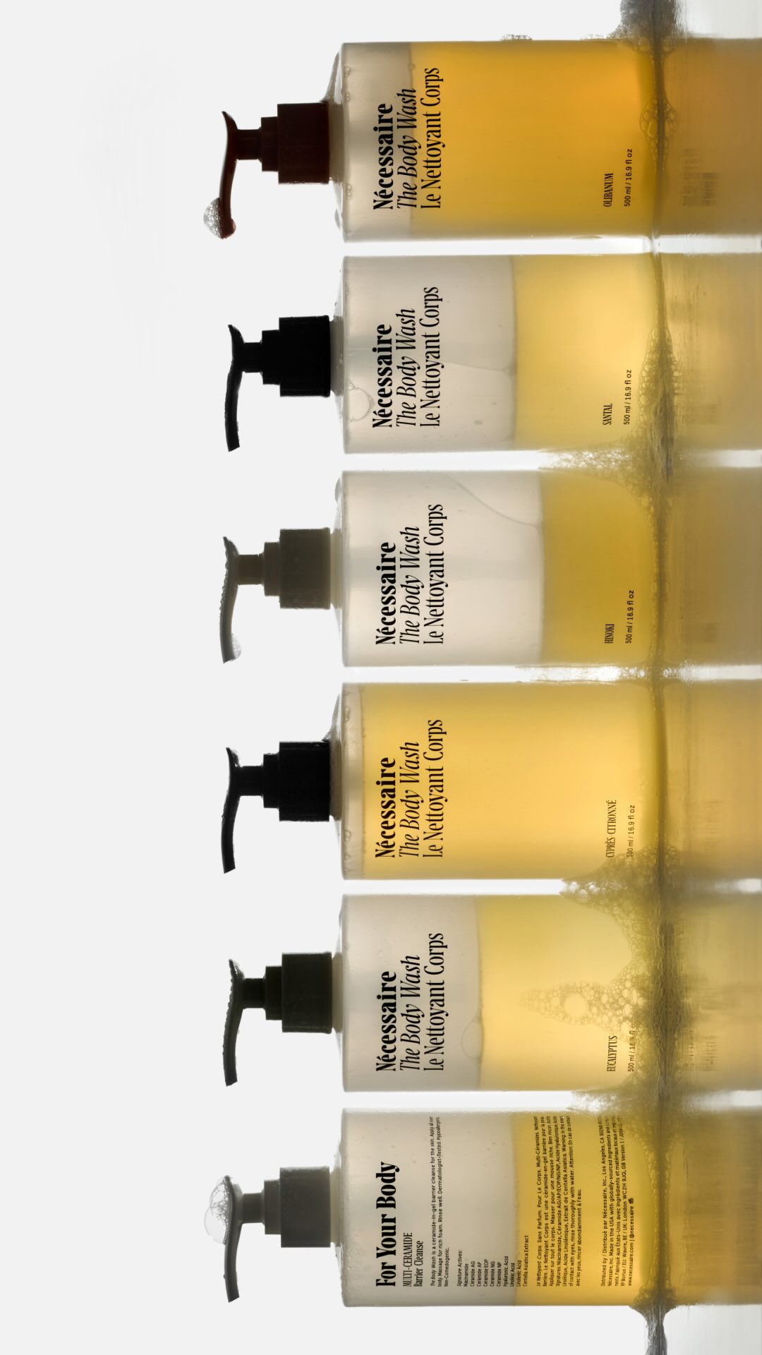One wash. Six scents.
