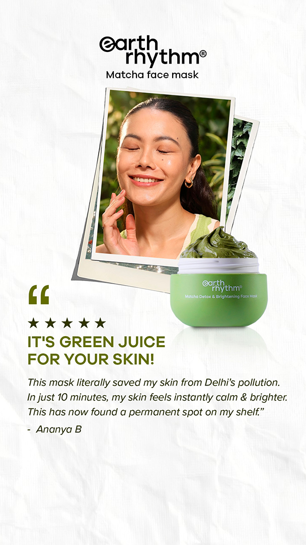 Earth Rhythm Matcha Face Mask