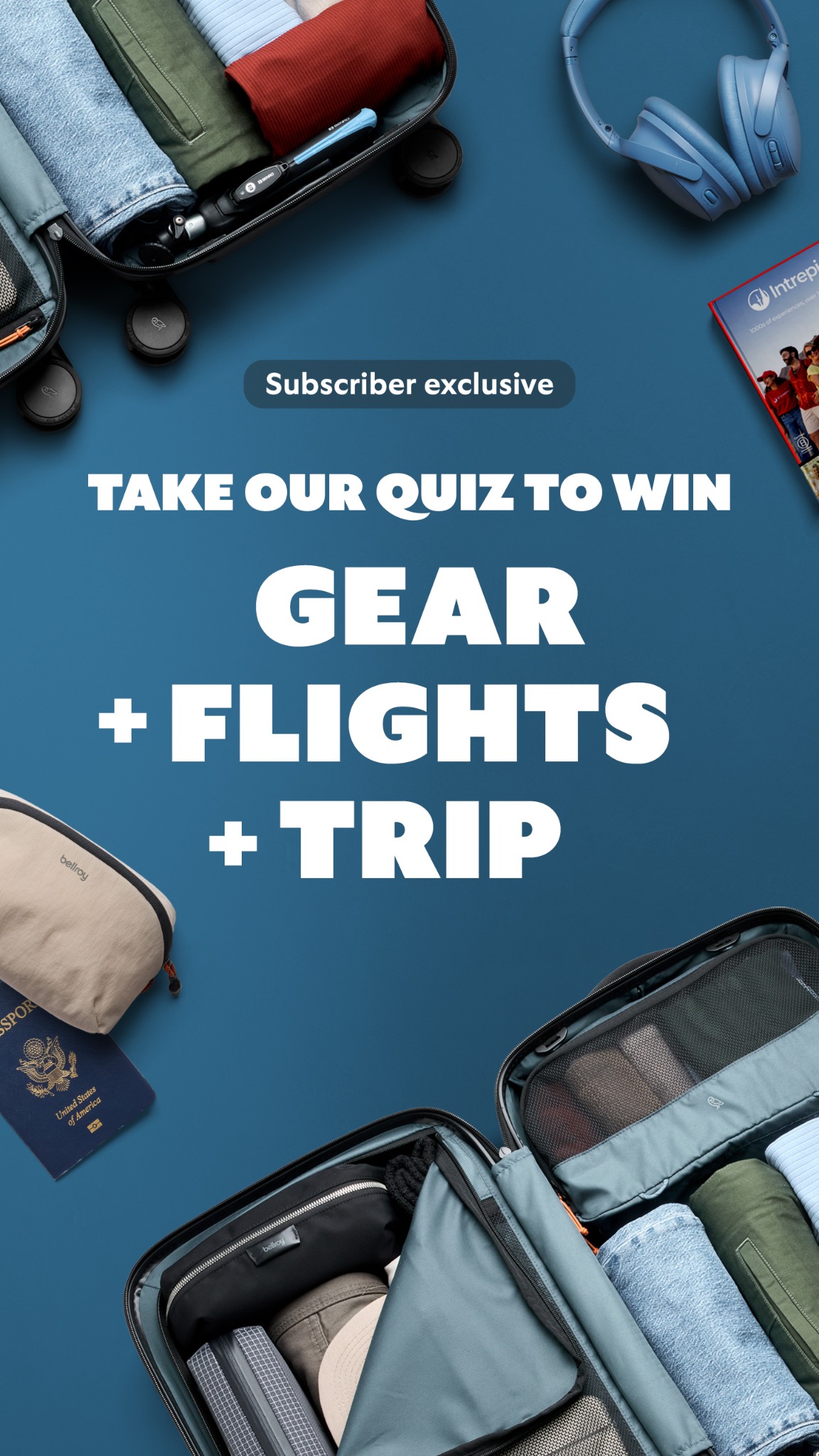 Sign up. Take the quiz. Win big!