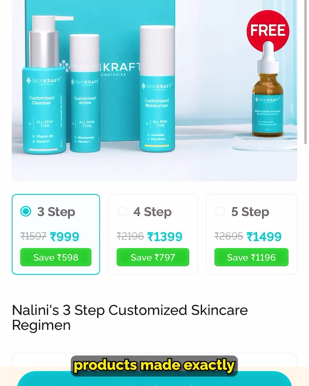 SkinKraft - India's Only Customized Skin Care Regimen