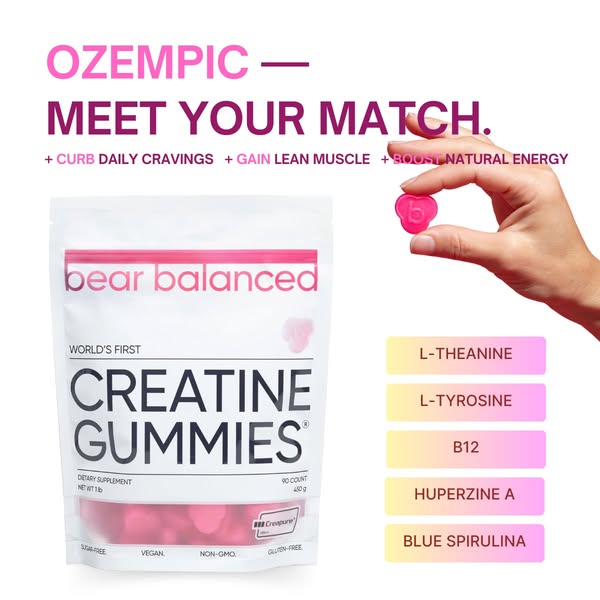Save up to 50% on Creatine+ Gummies today
