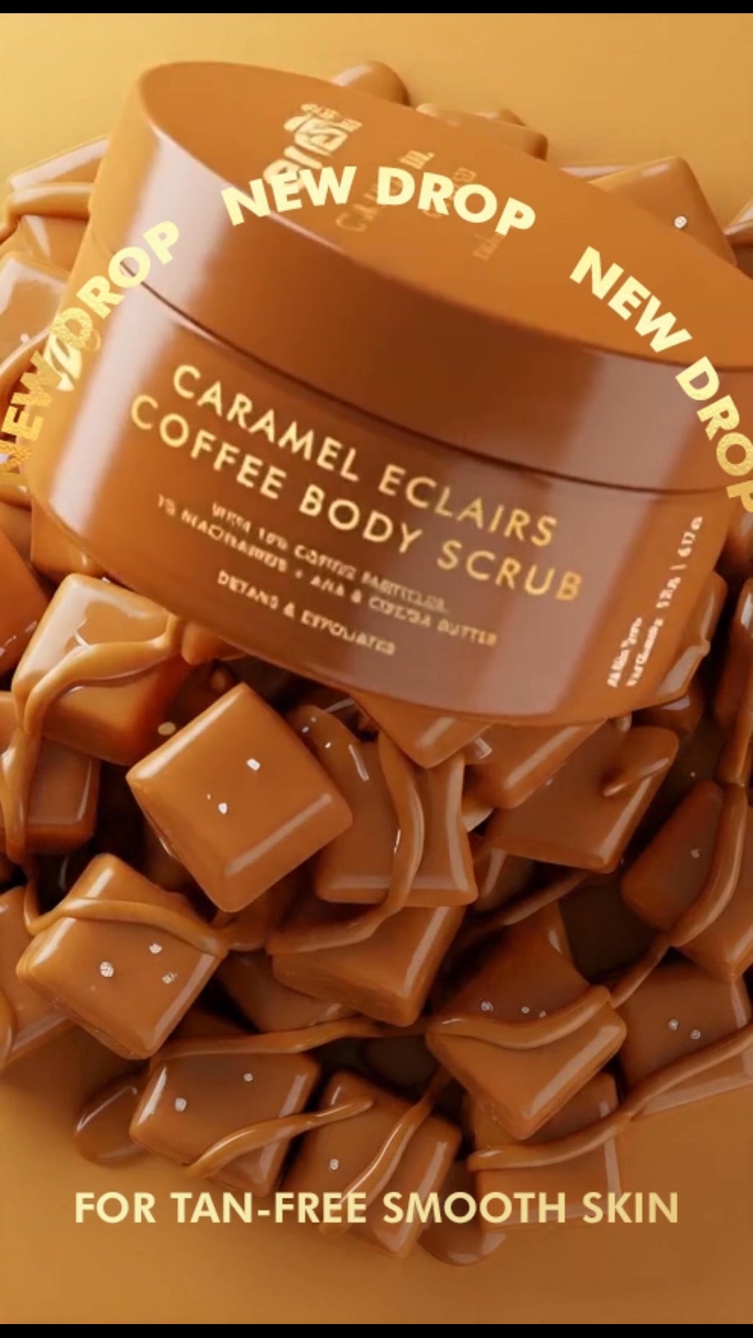 NEW Caramel Eclairs Coffee Body Scrub