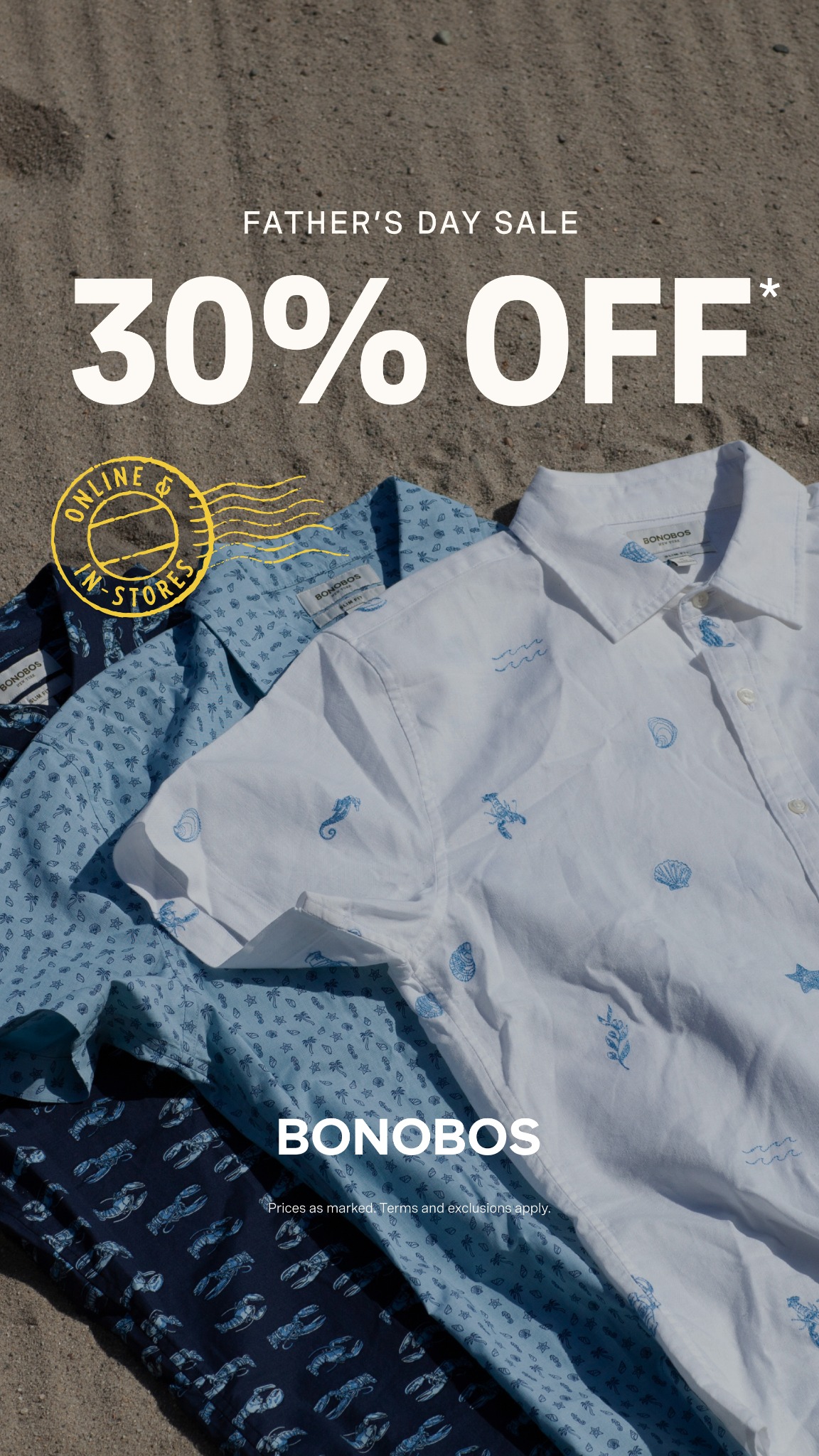 Bonobos live Meta ad creative