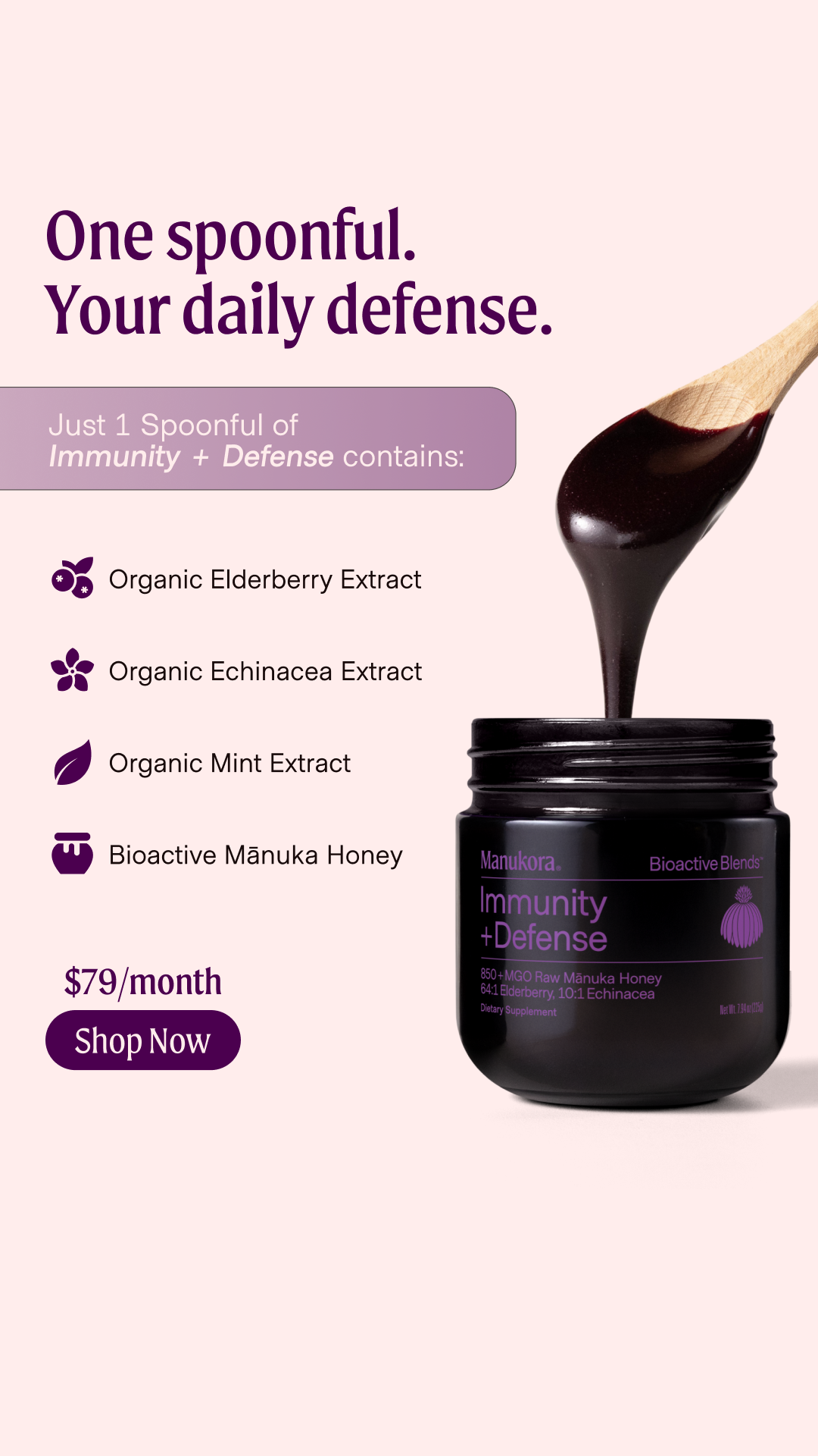 Mānuka Honey Immunity Supplement: Save 31%