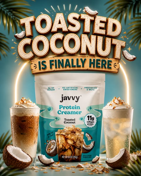 NEW! Toasted Coconut Protein Creamer 🥥