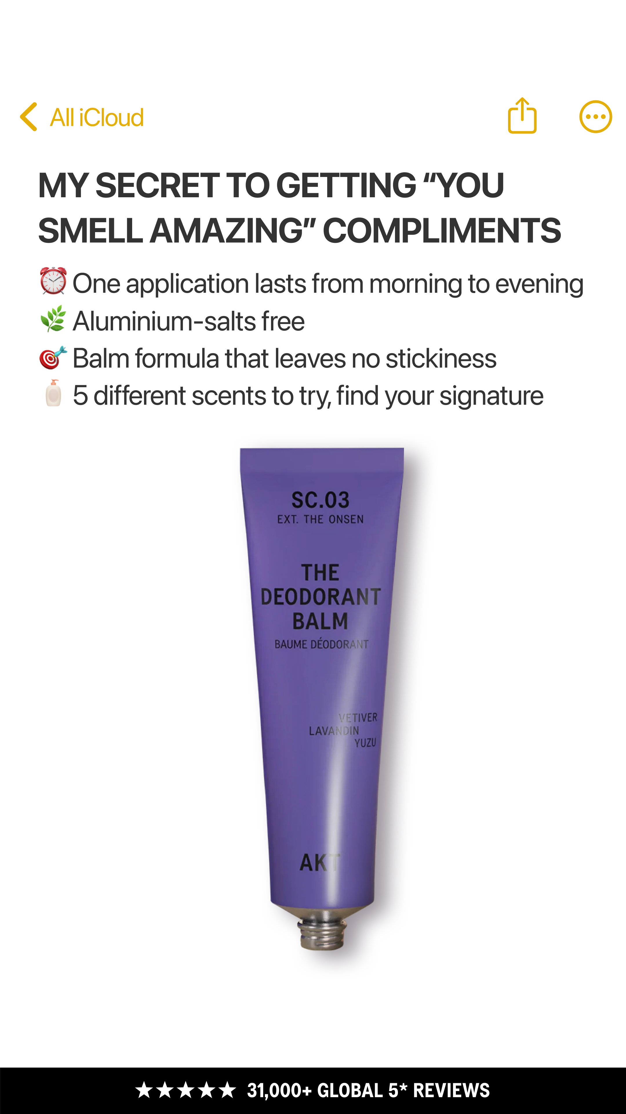 Natural Deodorant That Performs