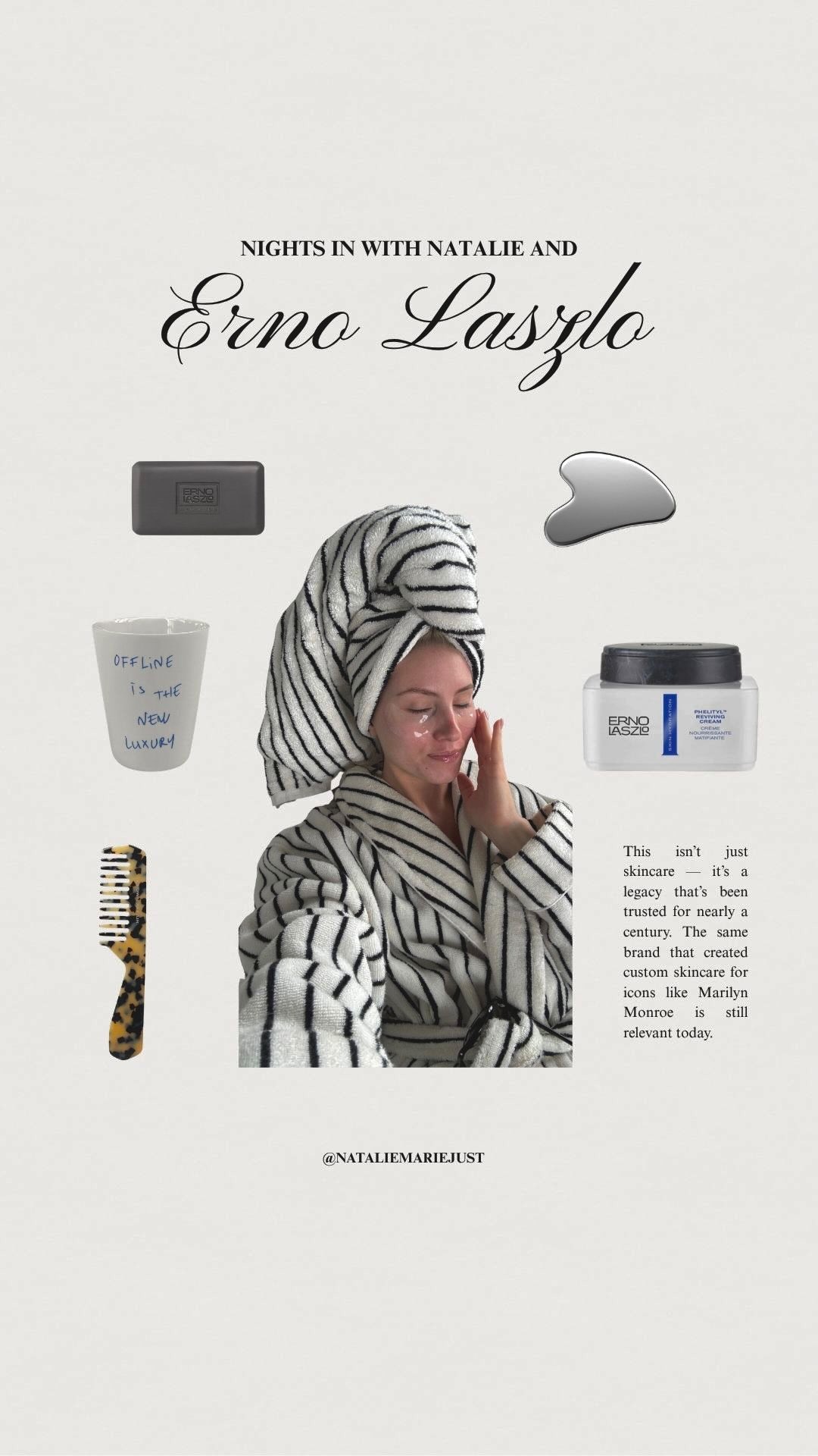 Nearly a century of skincare and now part of my self-care ritual @ernolaszlonyc just gets it #ernolaszlopartner
