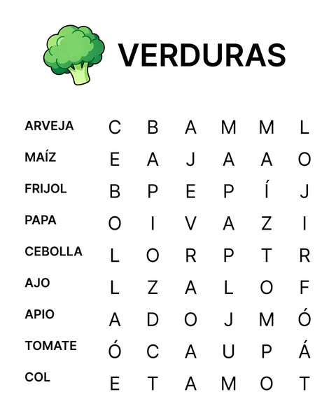 SOPA DE LETRAS🔥