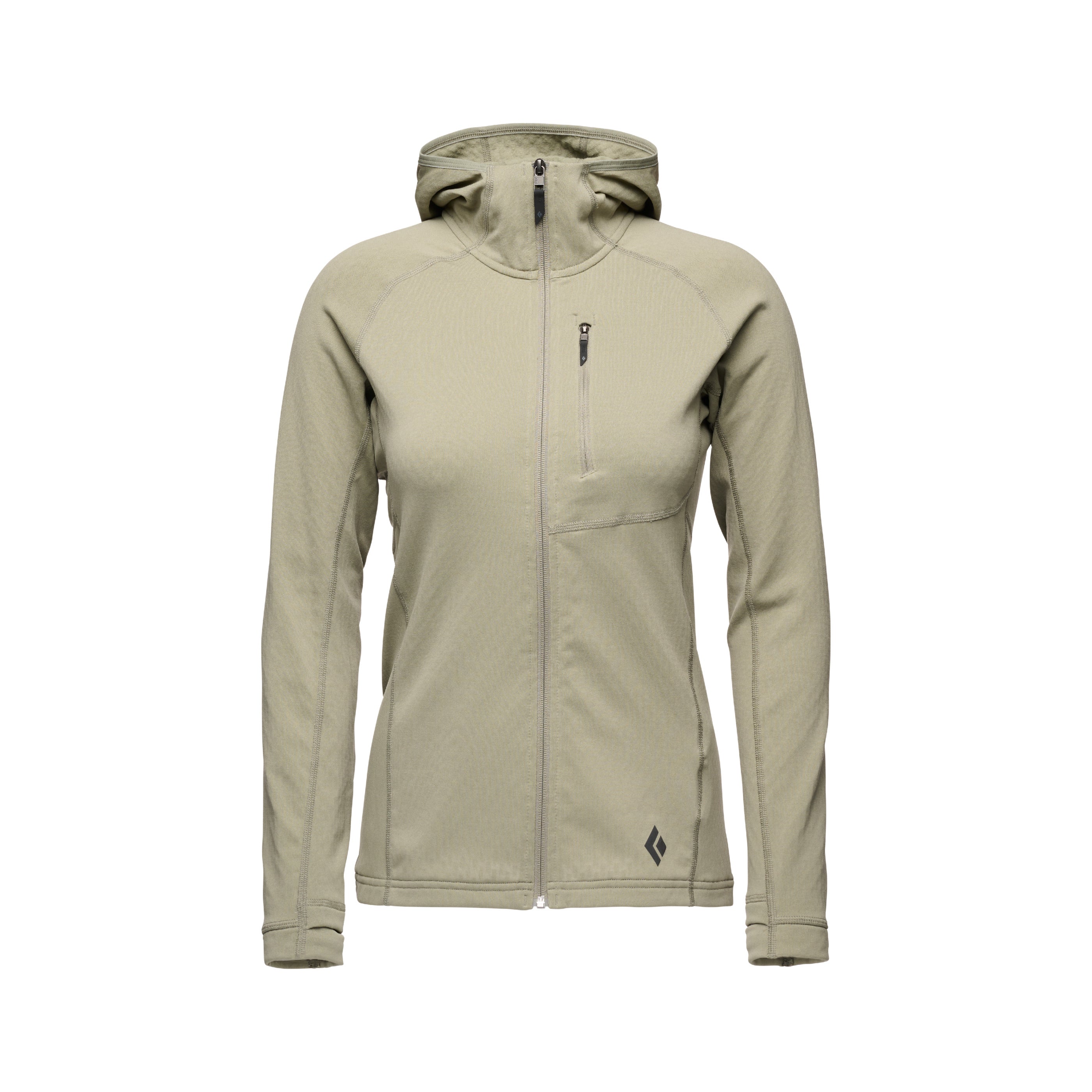 Black Diamond Equipment Women's Coefficient Hoody Size XS, in Pine Smoke