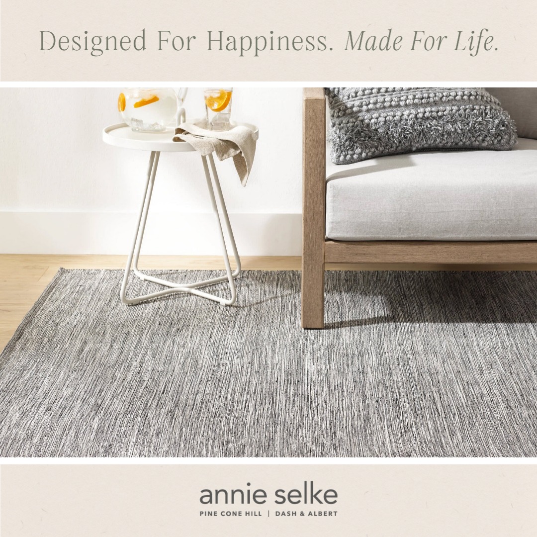 Solid Handwoven Handwoven Indoor/Outdoor Rug | Grey
