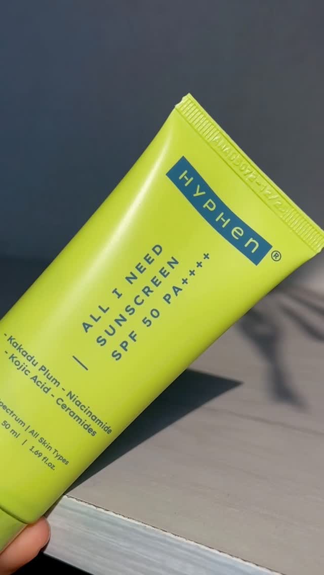 @letshyphen “all you need” sunscreen 🧴 
.
.
.
.
.
.
.
#fyp #sunscreen #skincare
