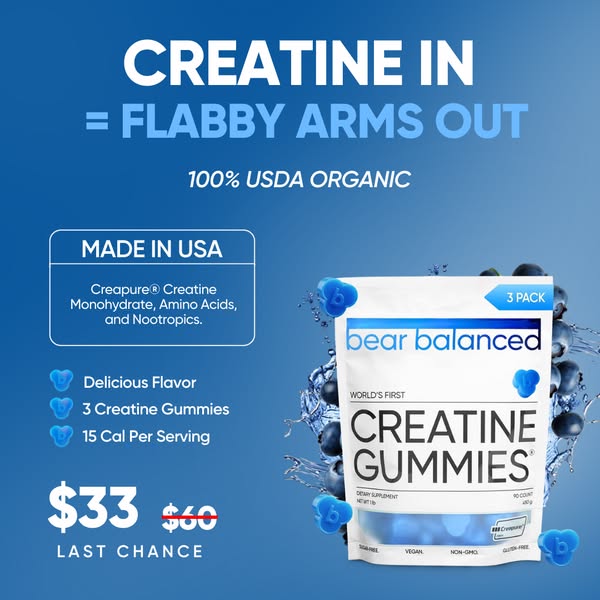 Save Up to 50% on Creatine+ Gummies today