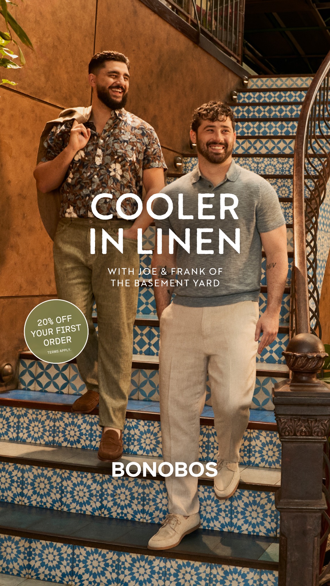 Cooler in Linen With The Basement Yard