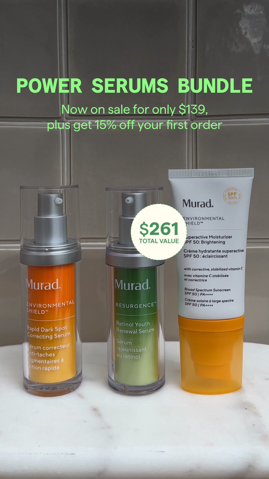 Free SPF and 2 minis