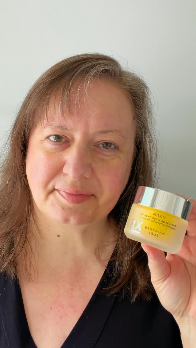 MILK 🥛

i have raved about Beekman 1802’s Milk RX Advanced Better Aging Cream before, and i’m going to rave about it again, right now. 

i’ve lost 70 pounds in the last year, and i have noticed my skin looking looser and