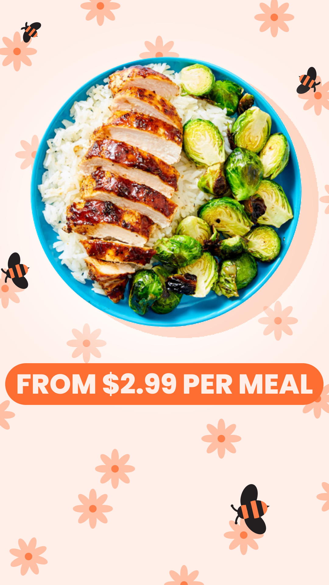 Dinner Fixed From $2.99/Meal
