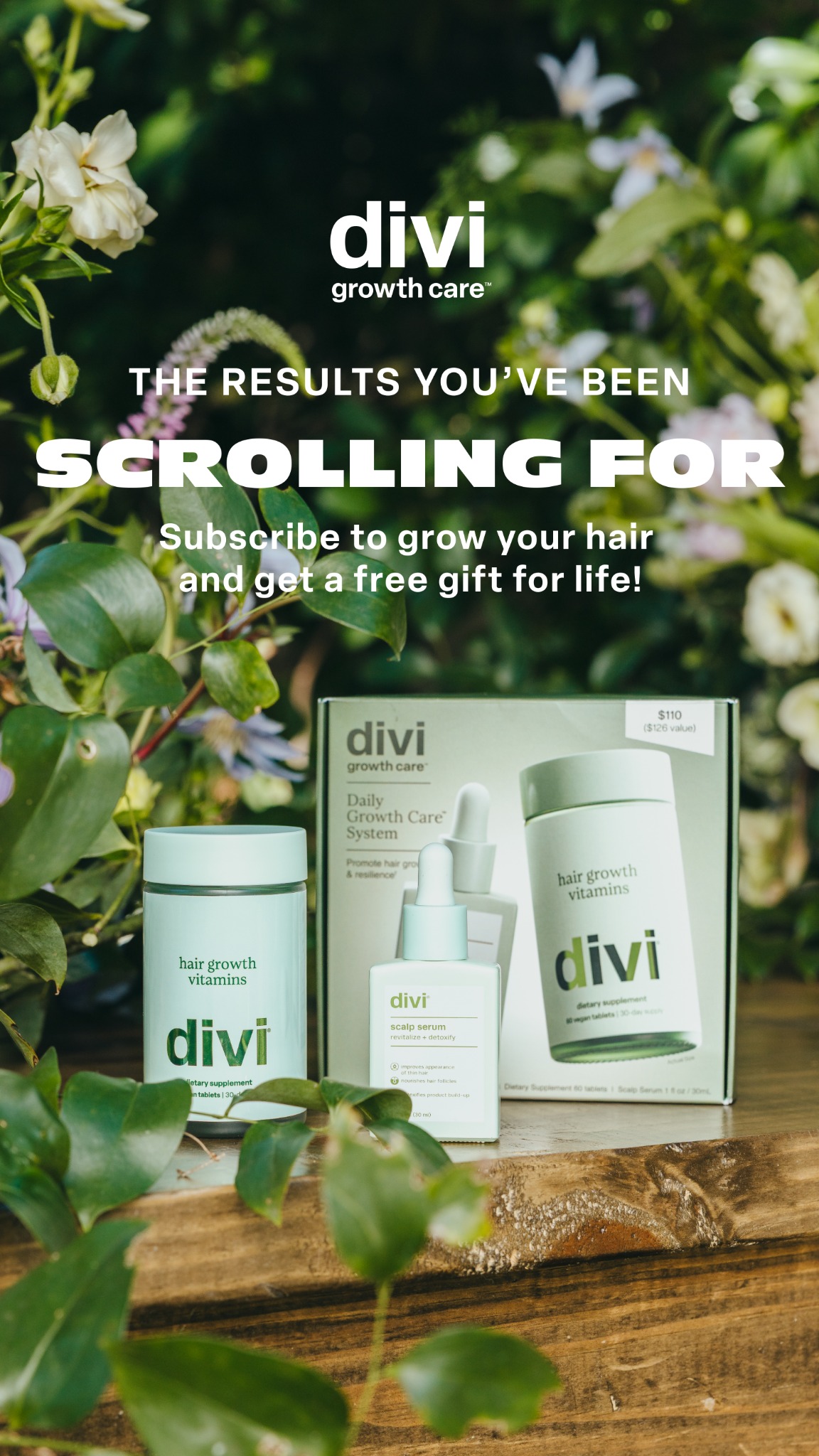 Subscribe & Get a Free Shampoo for Life.