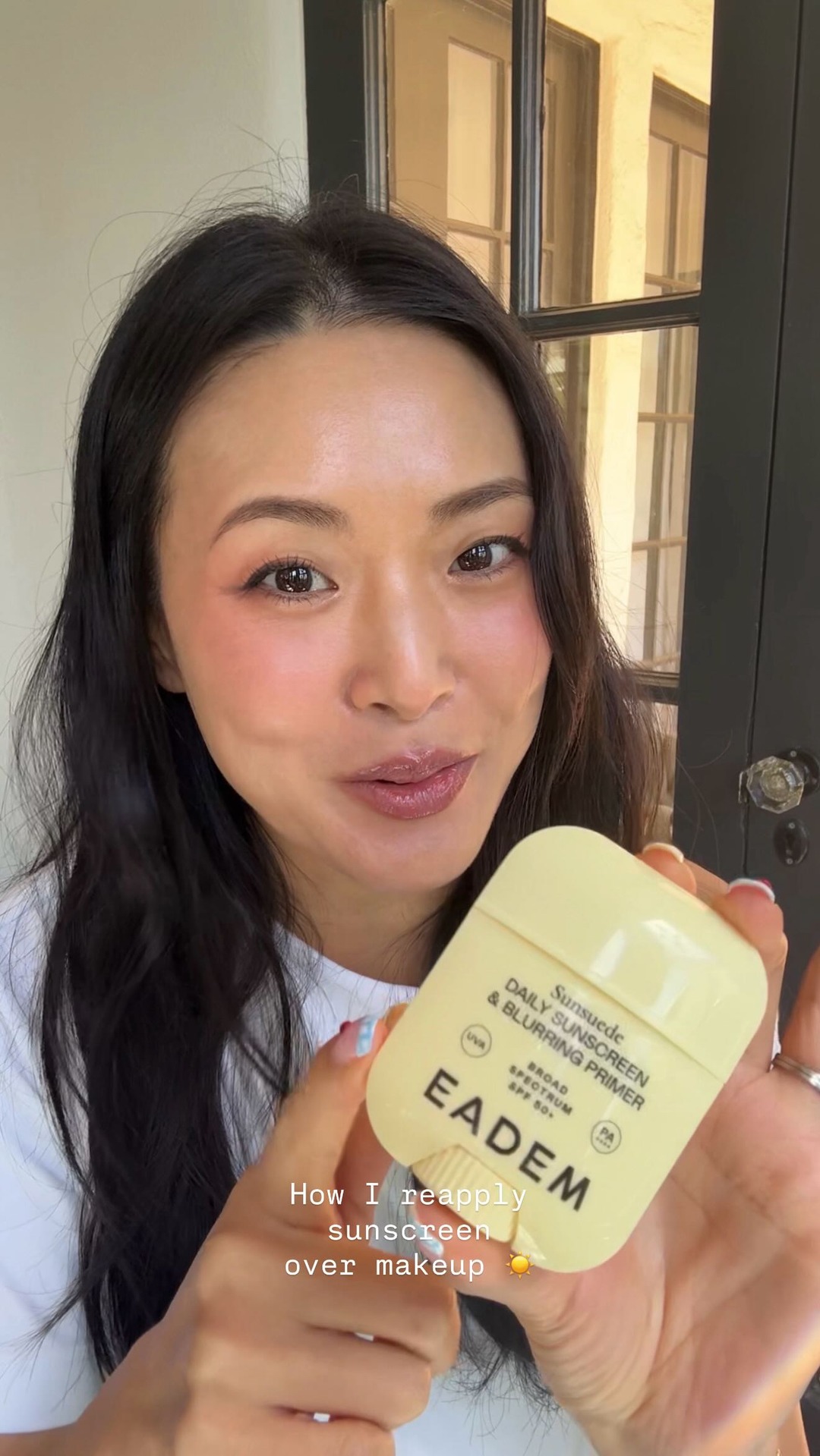 The way I will always stan SPF + Korean-engineered beauty @eadem.co Brb, running to @sephora to buy a backup Sunsuede #eadempartner