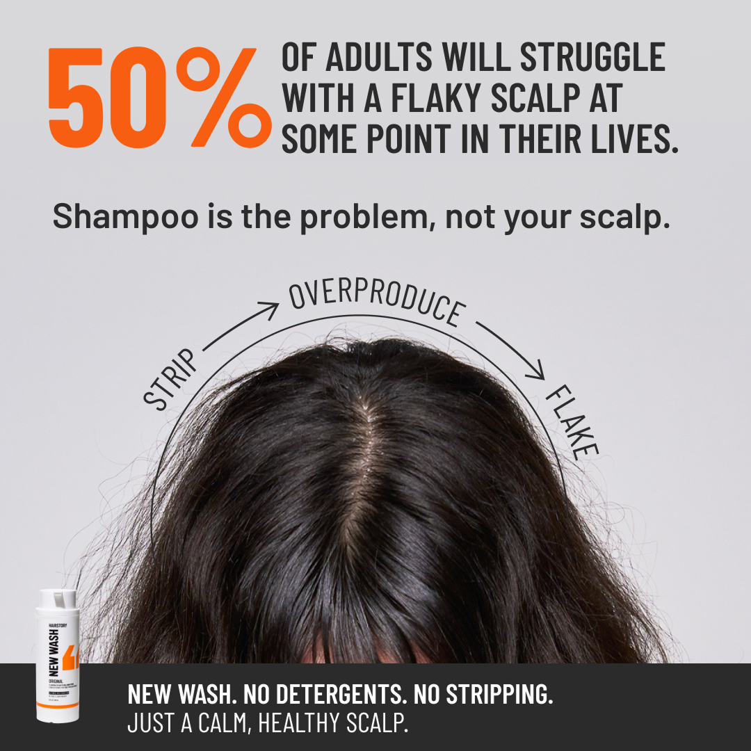 It is not your scalp. It is your shampoo.
