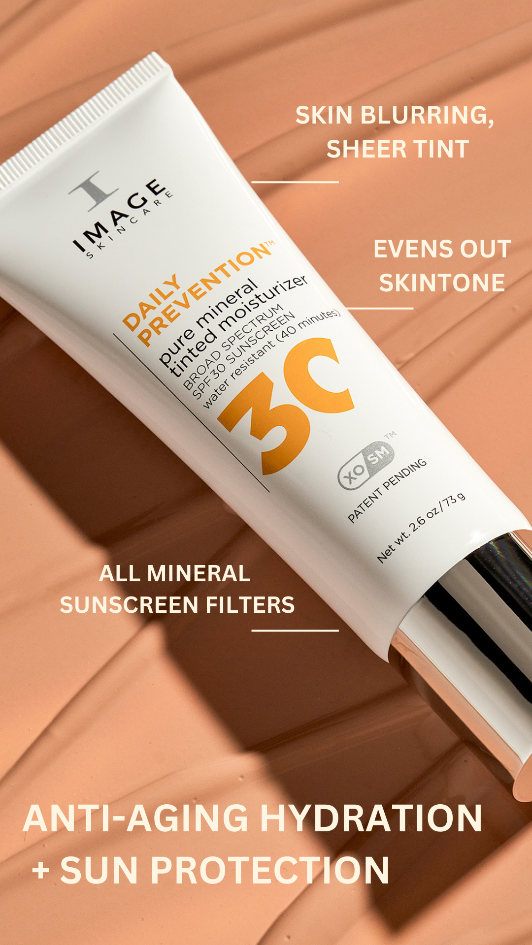 Skin blurring, SPF 30
