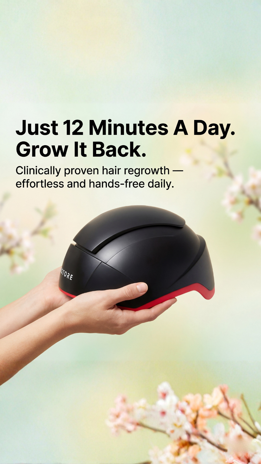 Stop freaking out. Start the helmet.