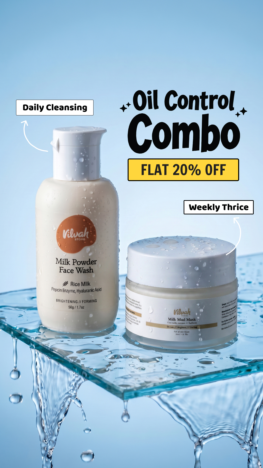 Flat 20% Off | Oil Control Combo