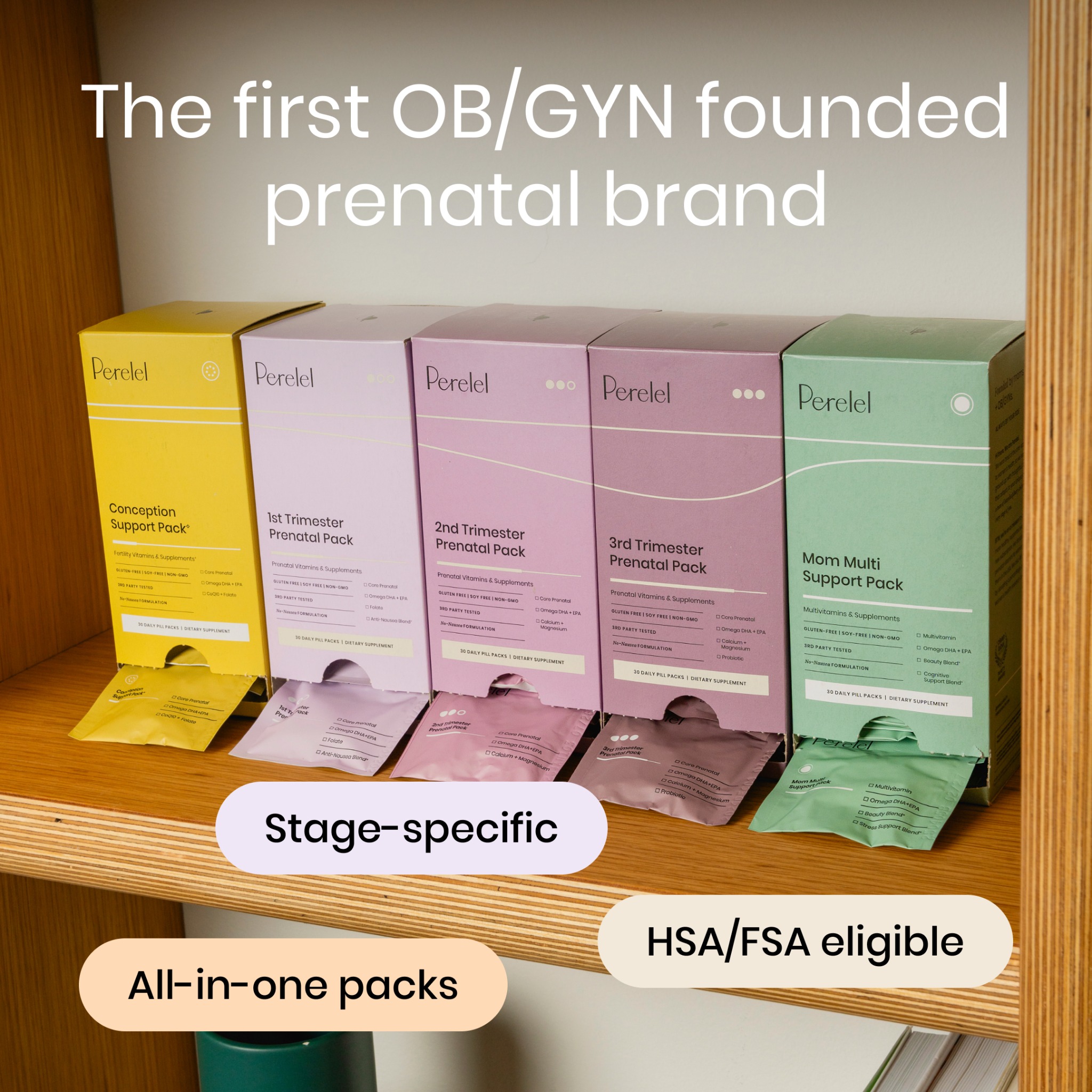The first OB/GYN-founded vitamin company.
