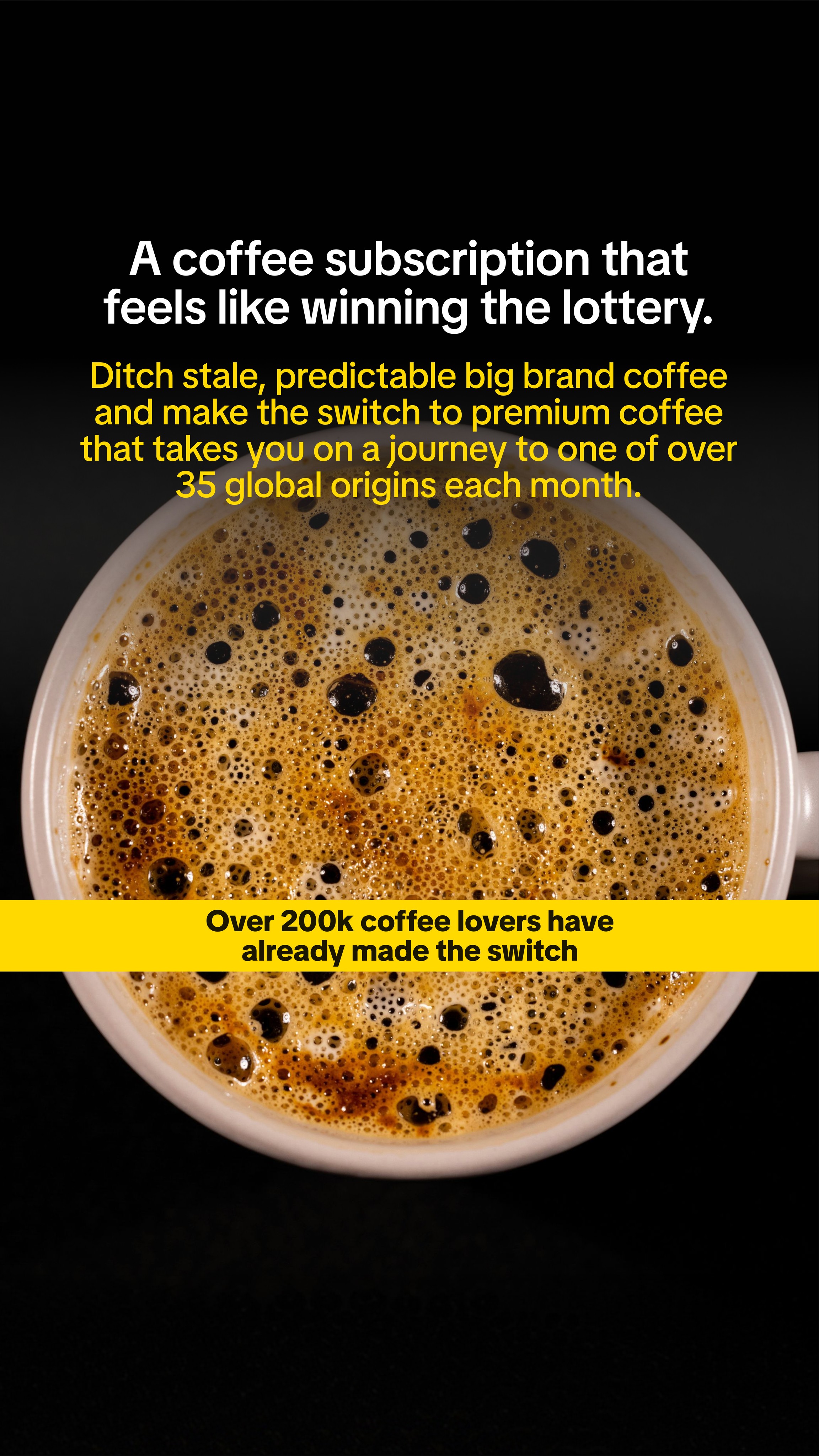 Why I'm giving up "Big Coffee" in 2026
