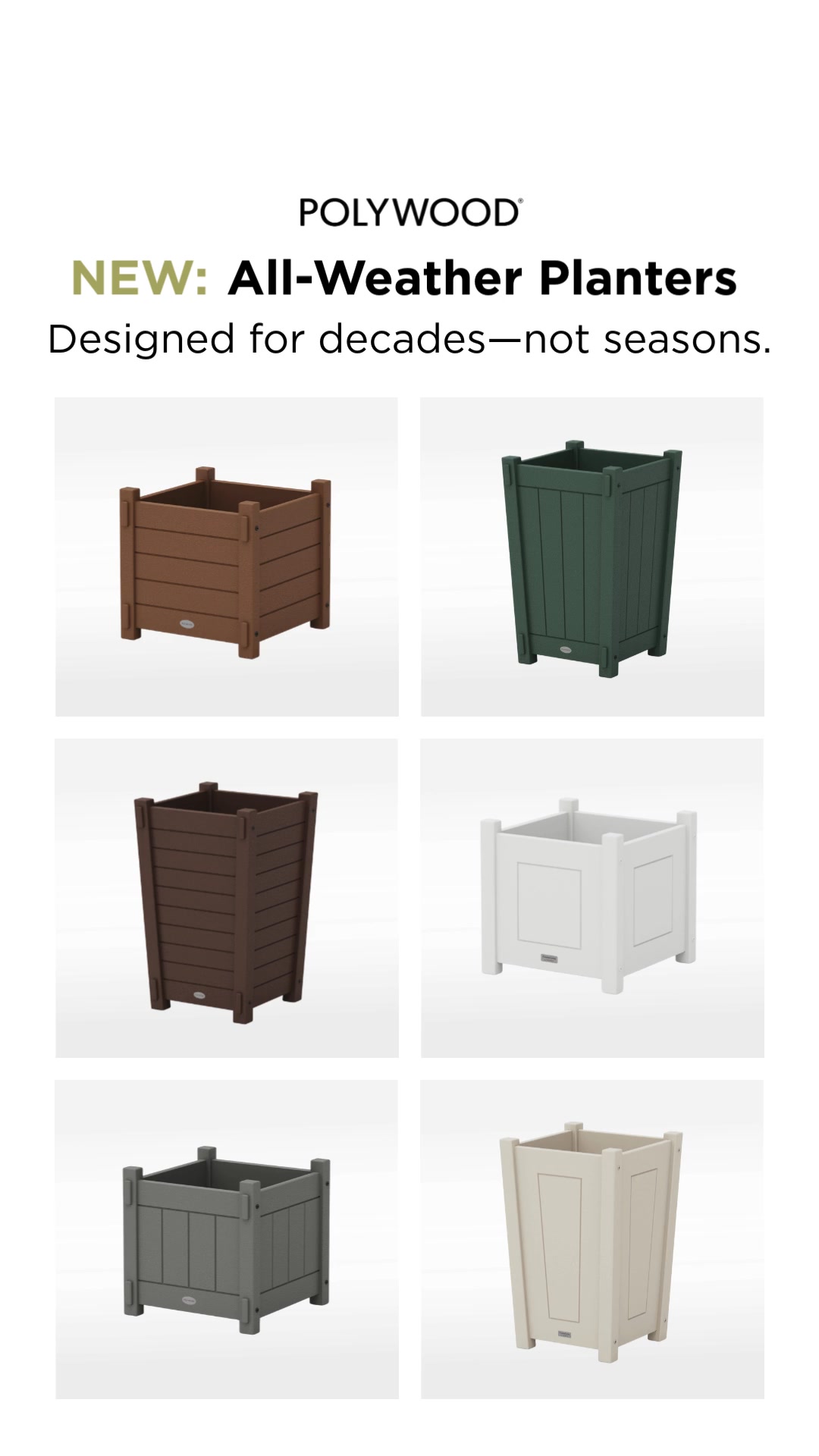 Shop New Outdoor Planters