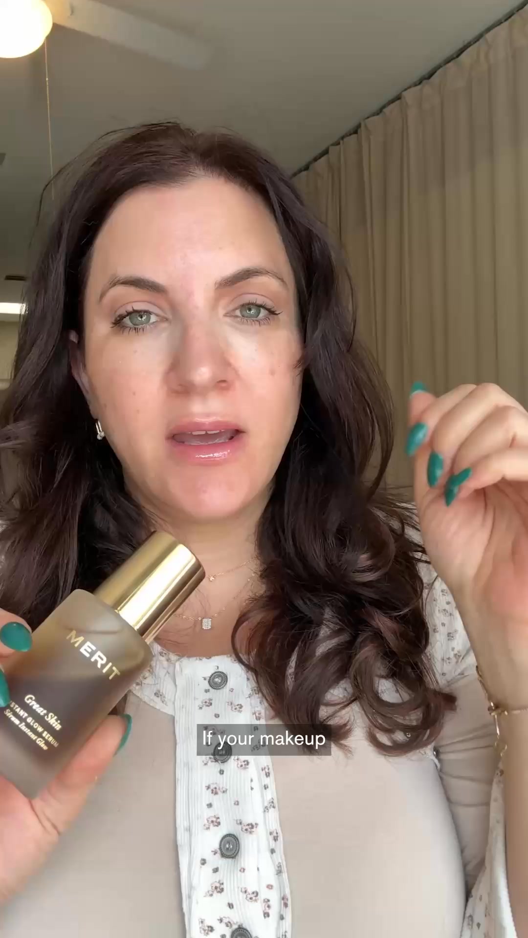 Glowing skin in two steps