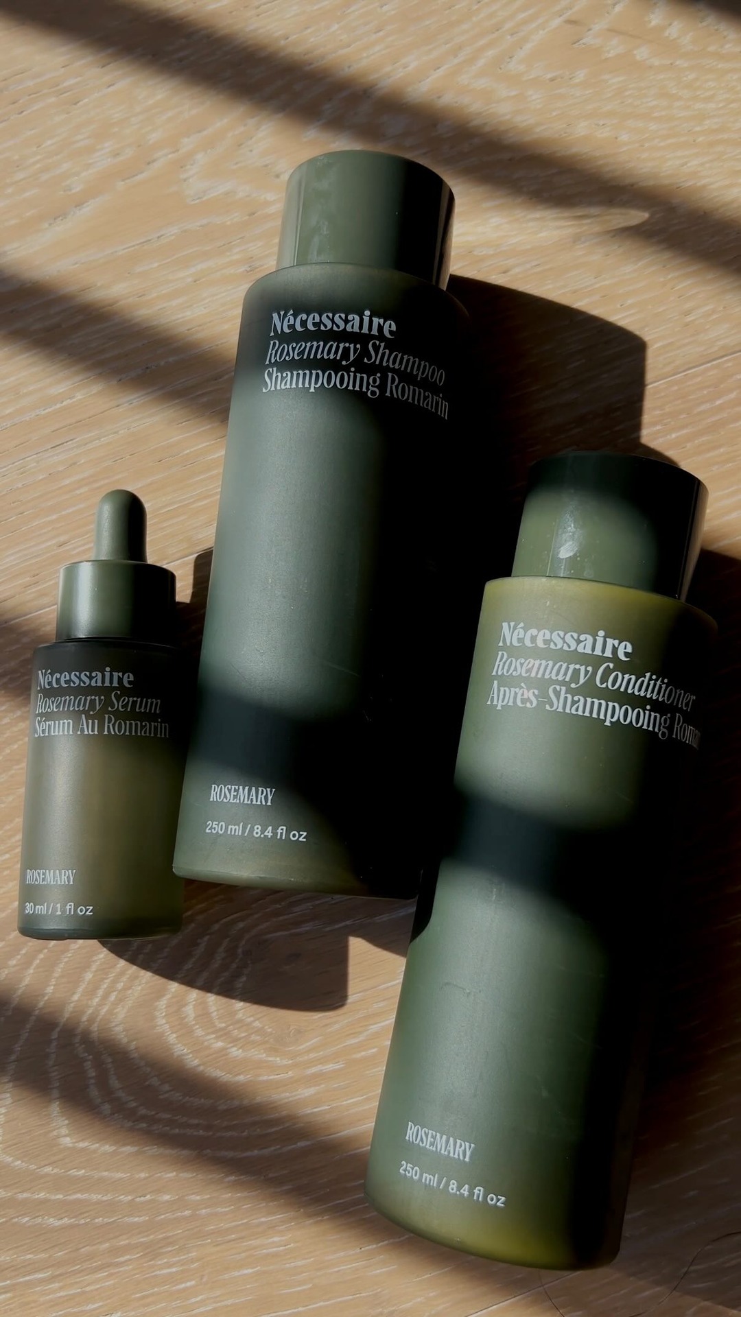 Excited to add both the @necessaire shampoo and conditioner to my Rosemary Serum routine. They really give the whole treatment a boost. I can’t say enough good things about the serum - it’s easy to use and has definitely