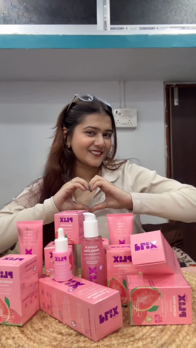Comment m likhodo “plix” for the link 

Trust me guys ek bar bas try kro app ye @myplixlife ka guava glow range i m damn sure uh all will love your skin.

I m using it from last 6 months and i m obsessed with this range
