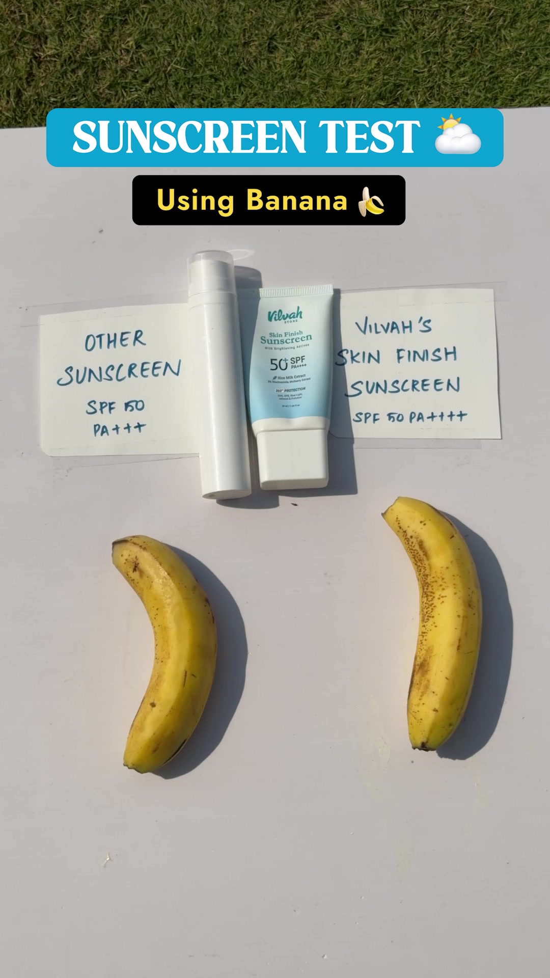 Testing Vilvah’s Skin Finish Sunscreen