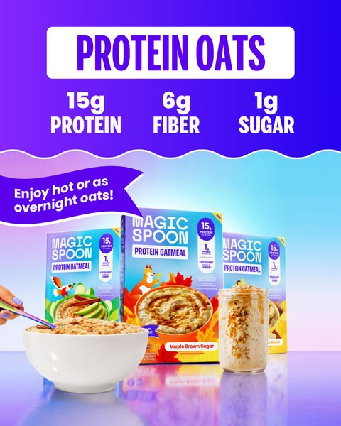 NEW: Magic Spoon Protein Oatmeal