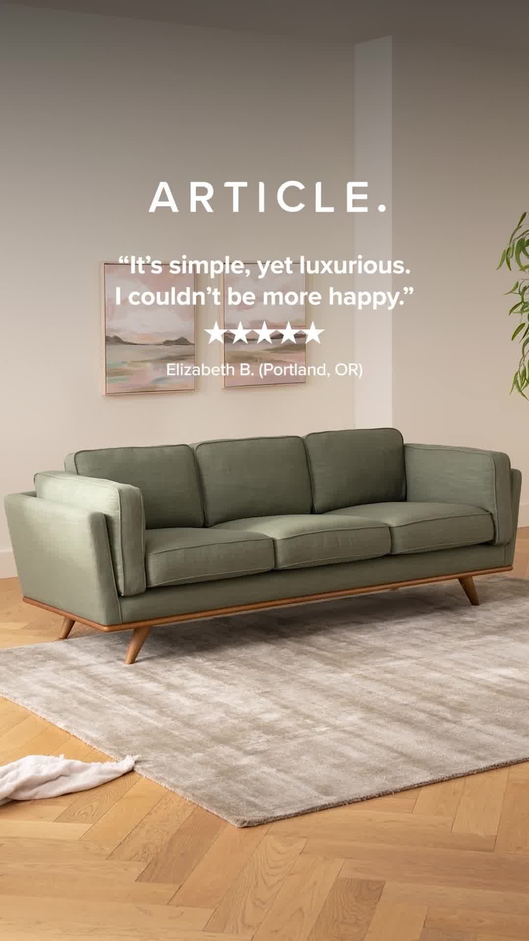 Sofas as stylish as you are.