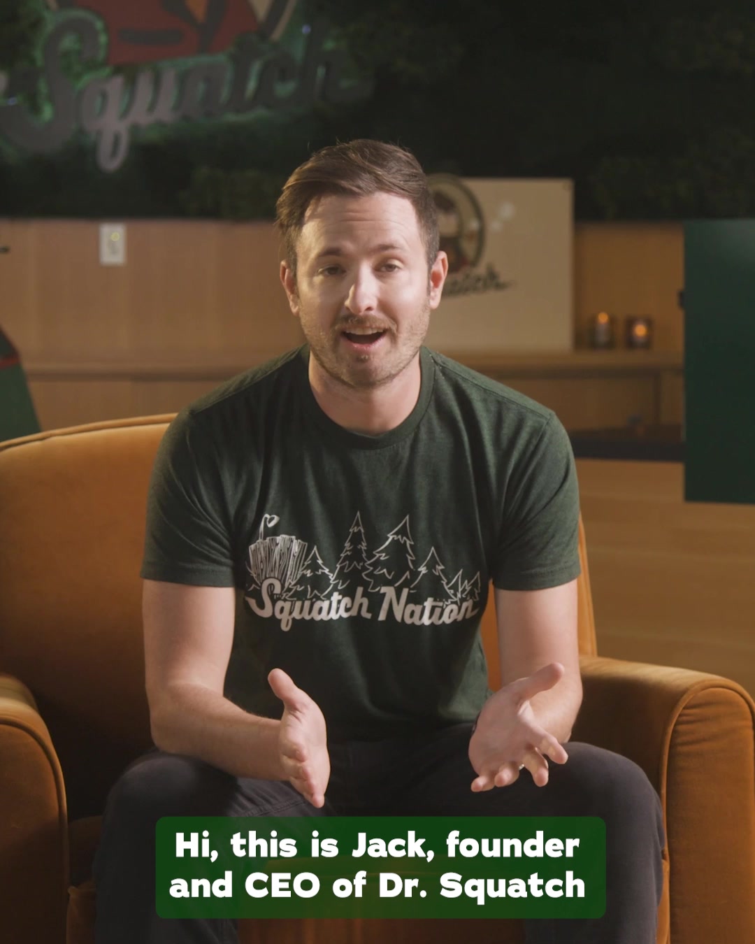 Dr. Squatch live Meta ad creative