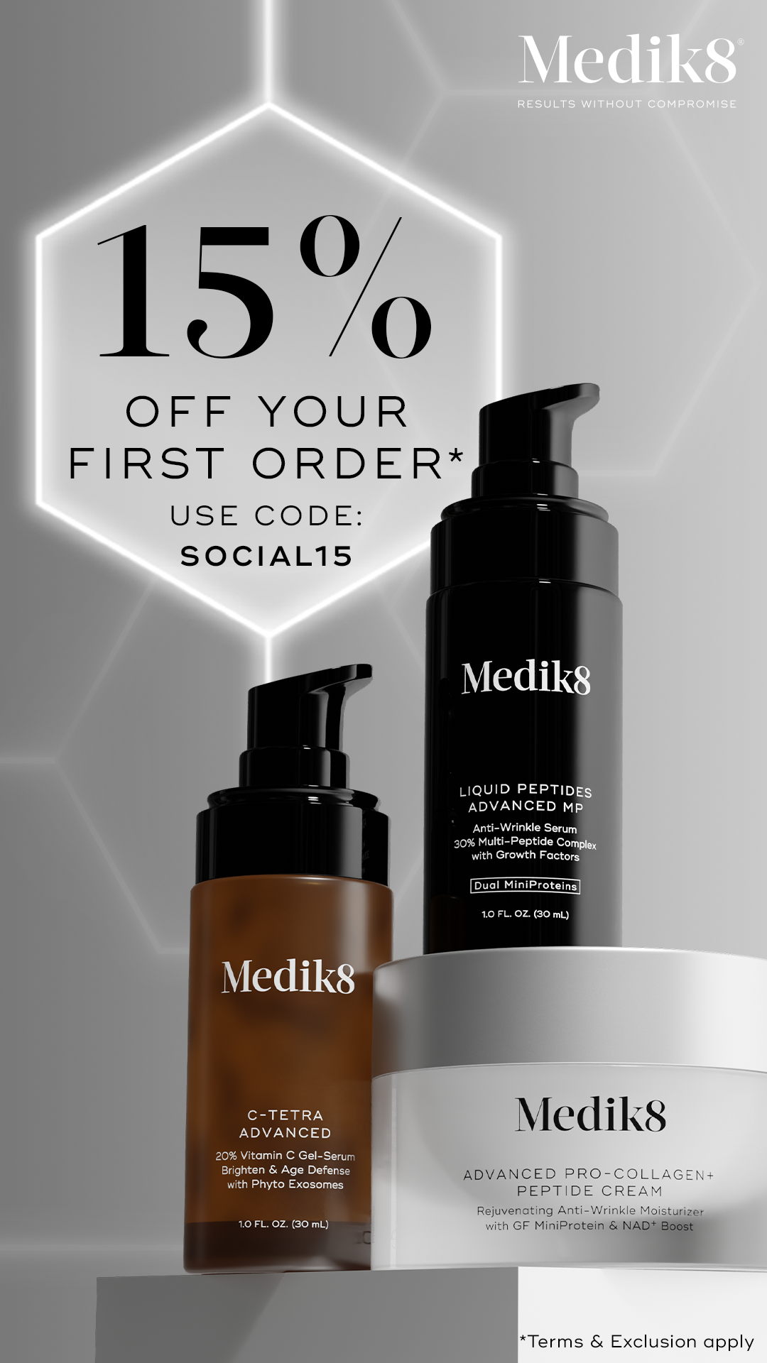 15% off your First Order!