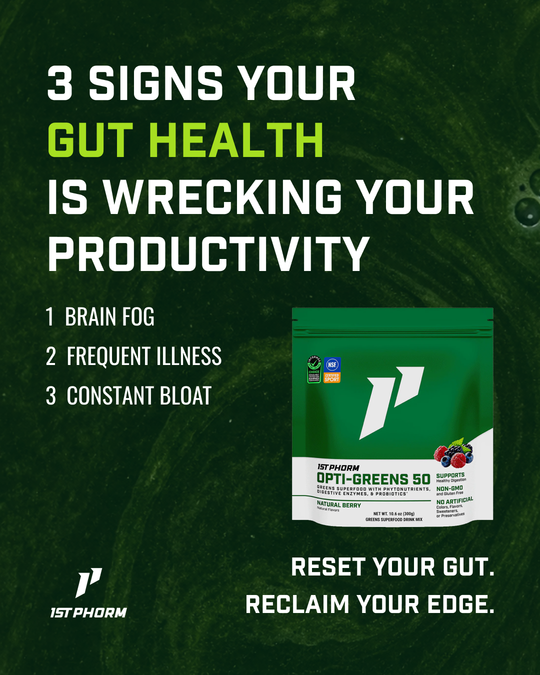 50 Superfoods. Zero Compromises on Performance.