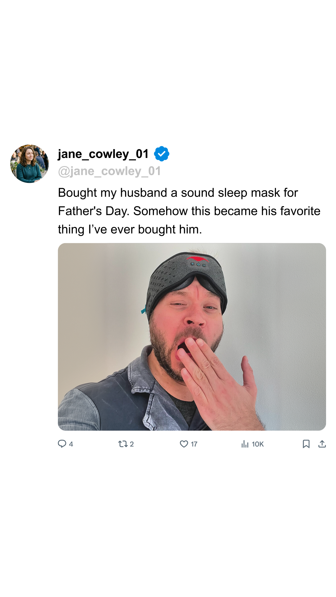 Give Dad Dark and Quiet