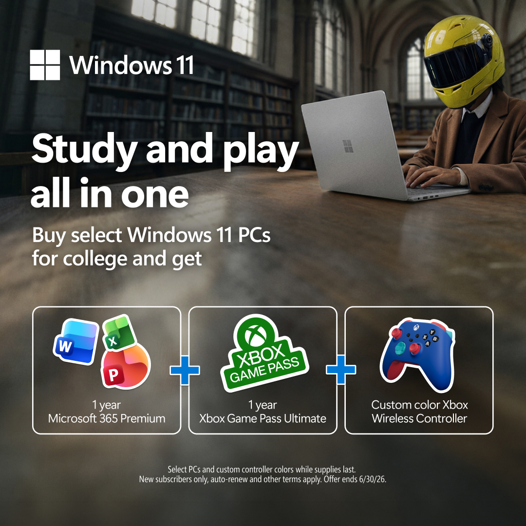 Save now on select Windows 11 PCs