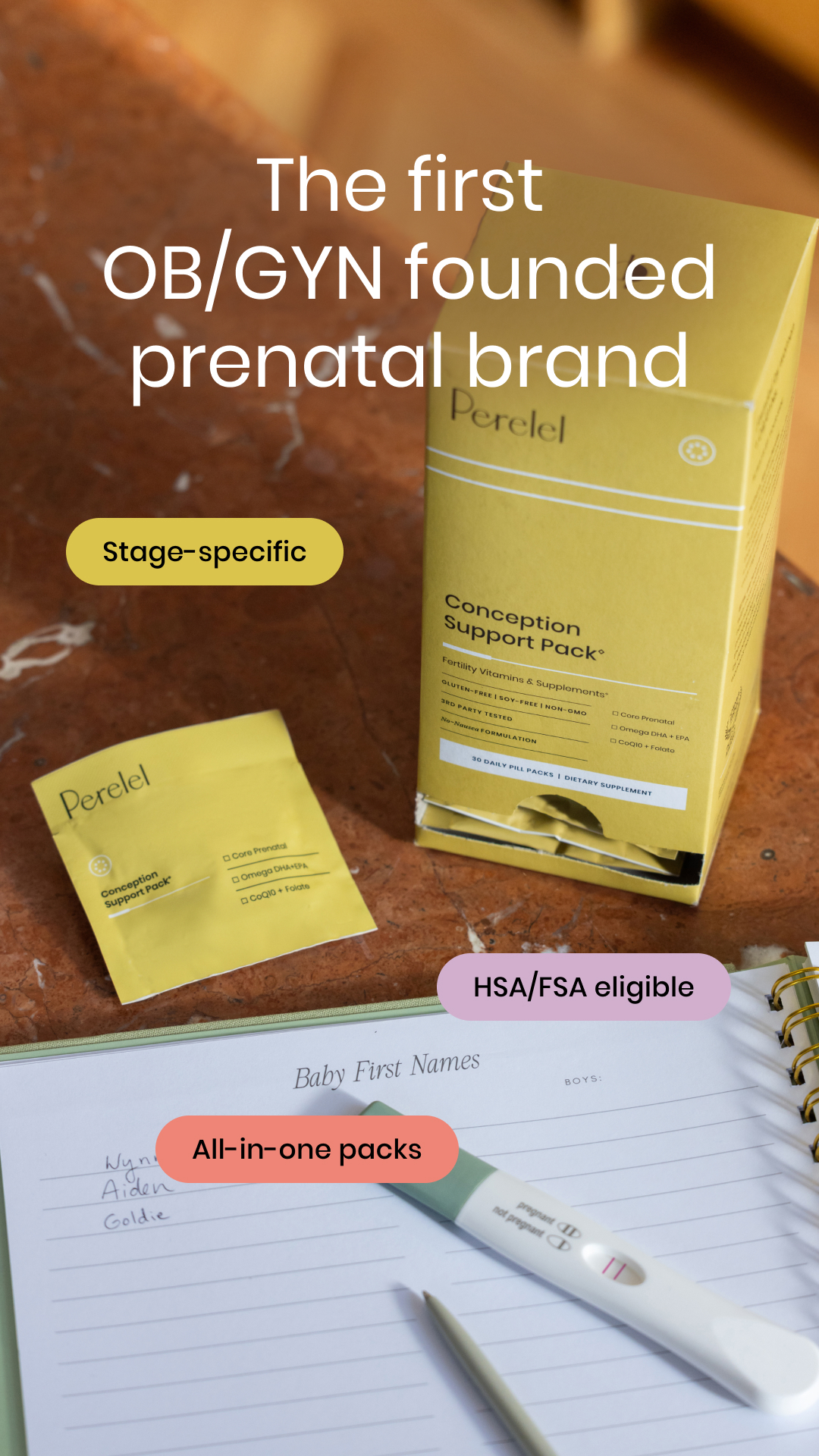 The first OB/GYN-founded vitamin company.