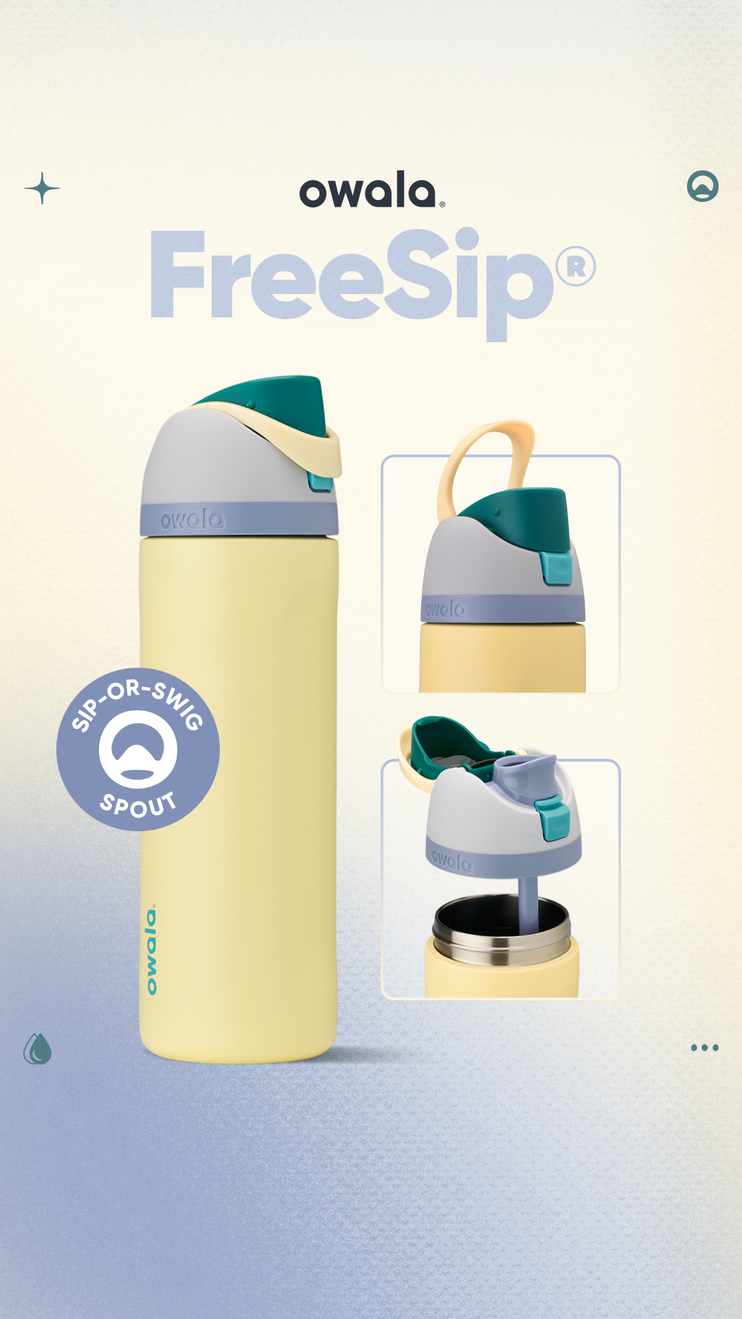 FreeSip® Water Bottle
