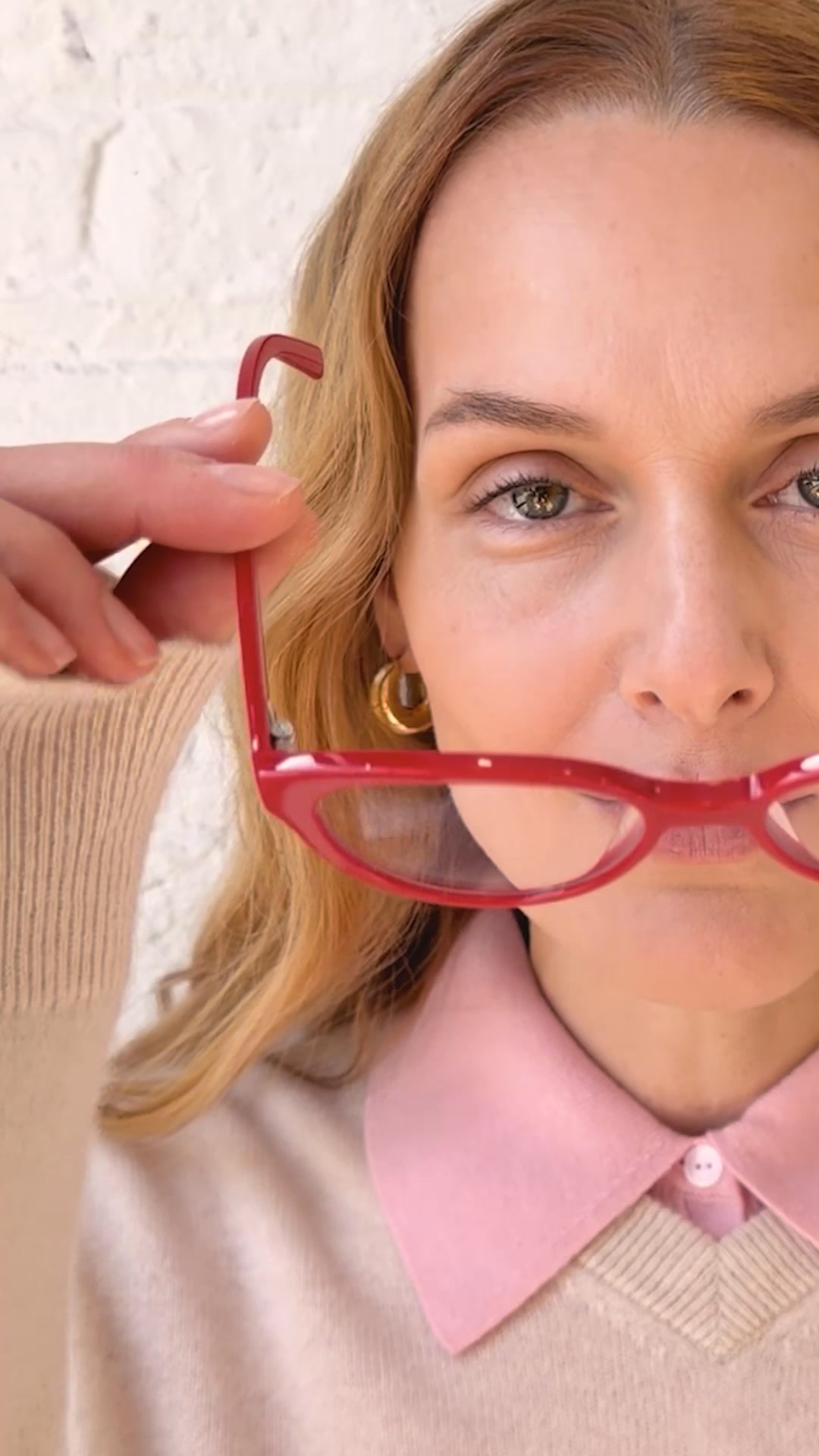Rich, red eyewear