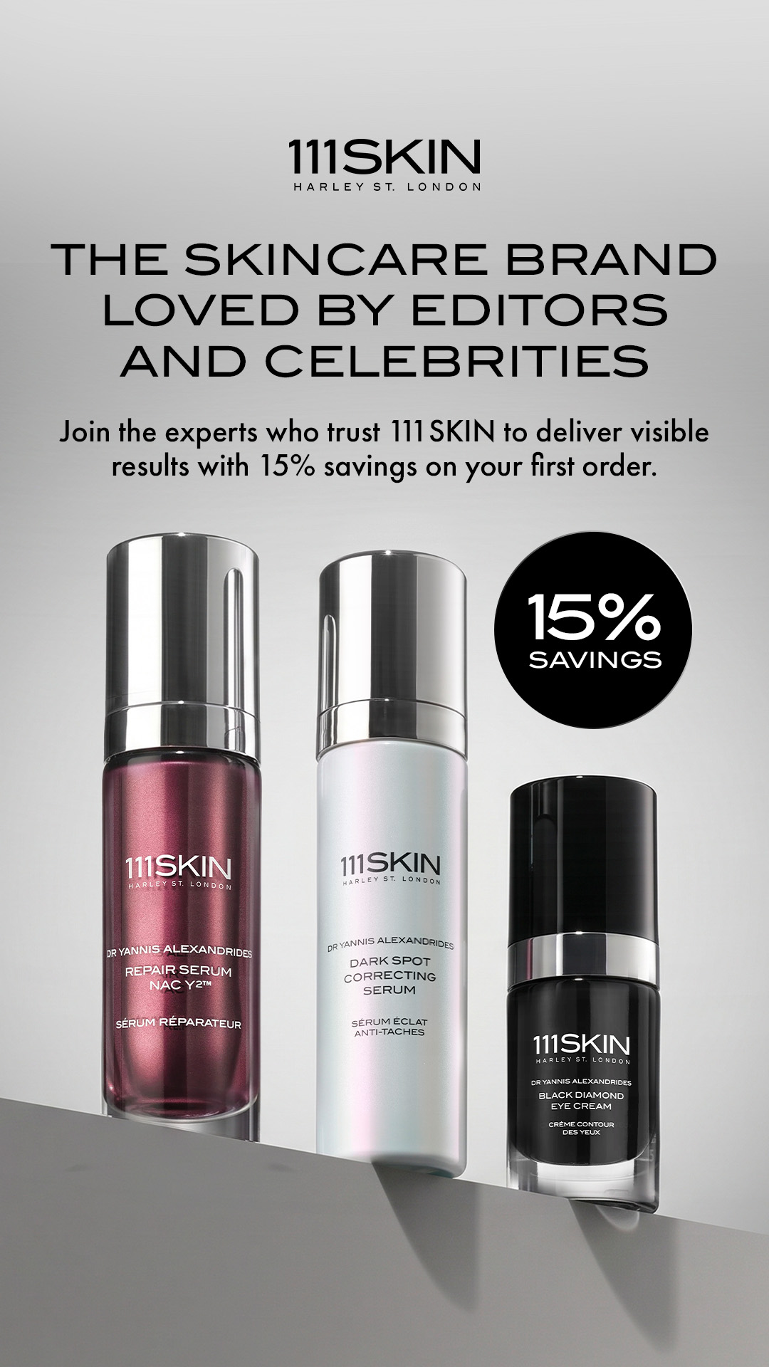 Save 15% on First Order