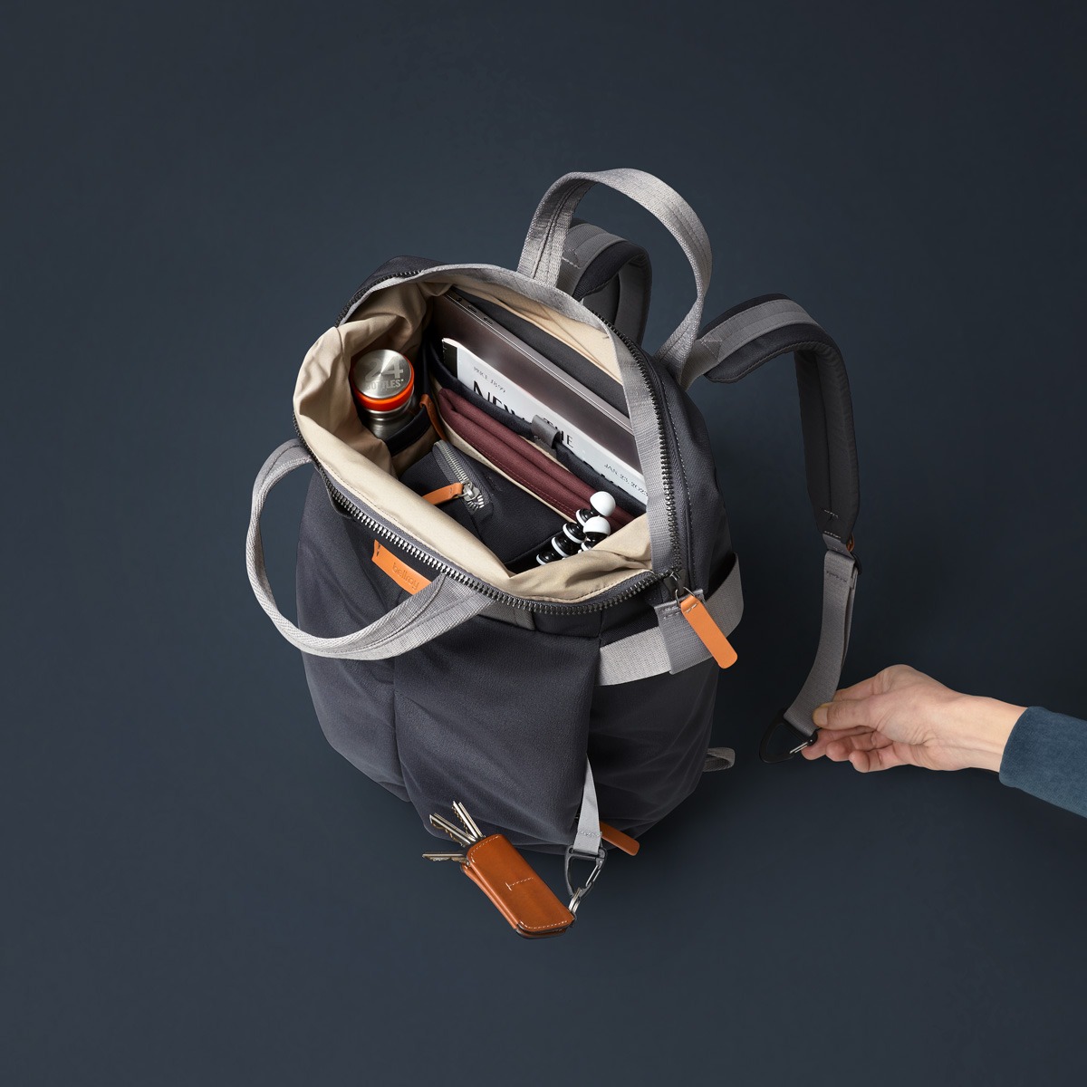 Home to hot desk, day to night, the Tokyo Totepack is our most adaptable work bag.